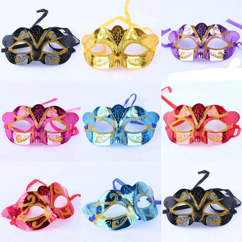 Men Women Venetian Mardi Gra Retro Vintage Face Mask Prop Costume for Xmas Party birthday wedding|Маски для вечеринки| |