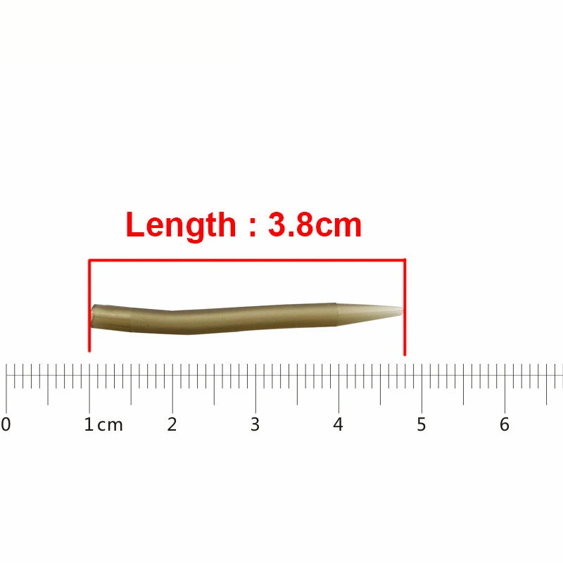Hyaena 100 шт. резиновые 3 8 см рыболовные снасти для ловли карпа|sleeve swivel|fishing tacklecarp rig |