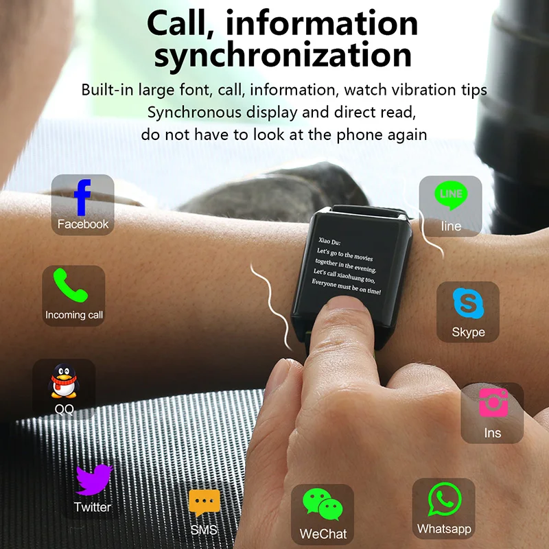 WQ R11s смарт-браслет сердечного ритма крови Давление монитор Фитнес браслет 0 95