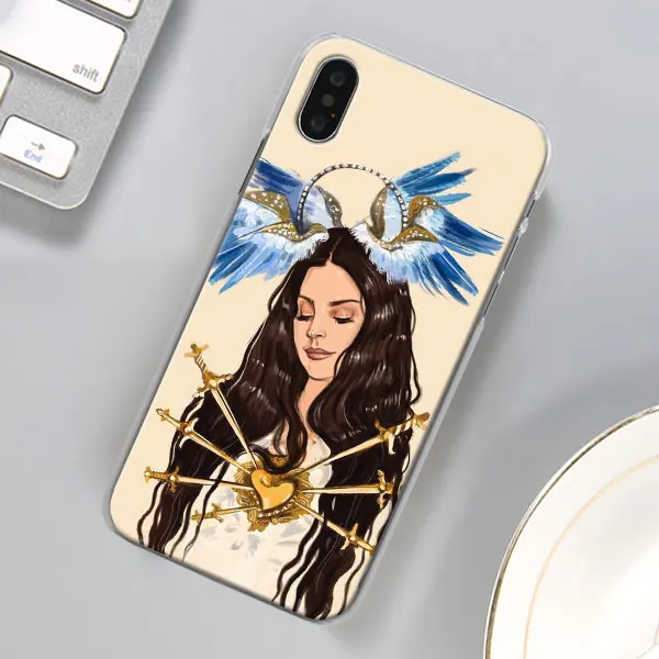 02 Забавный Модный чехол для телефона Lana Del Rey для Apple iPhone X XR 7 8 Plus 6 6s Plus XS MAX 11 Pro Max SE чехол для телефона Coque - Цвет: 02