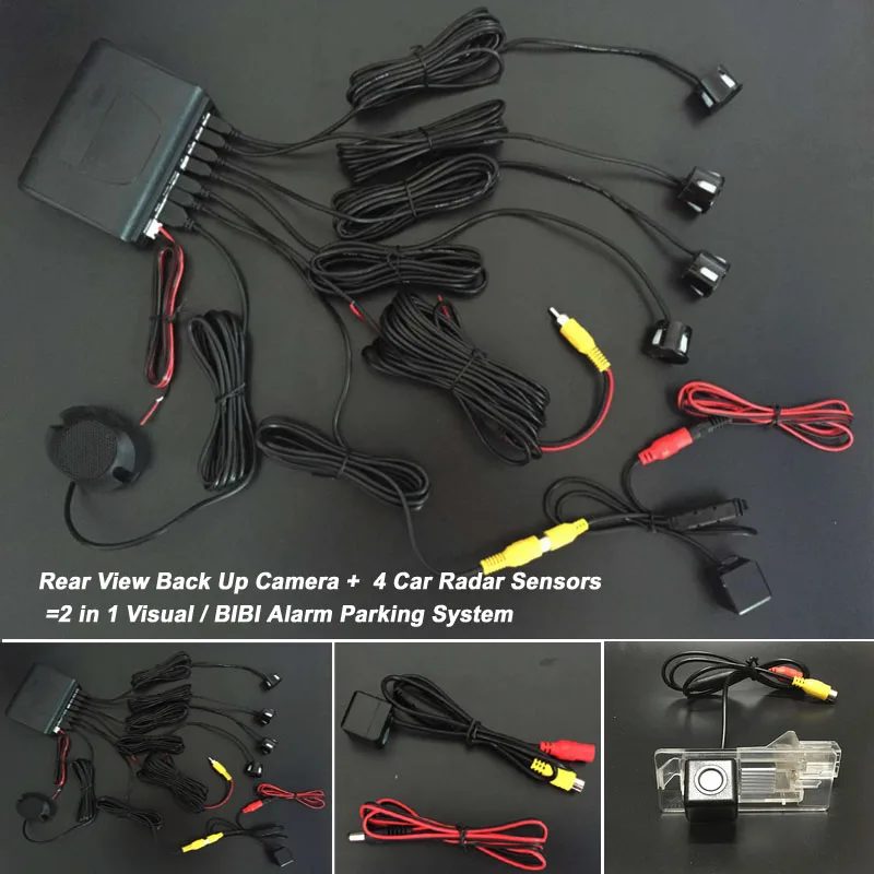 Автомобильные парковочные датчики + камера заднего вида = визуальная/BIBI система