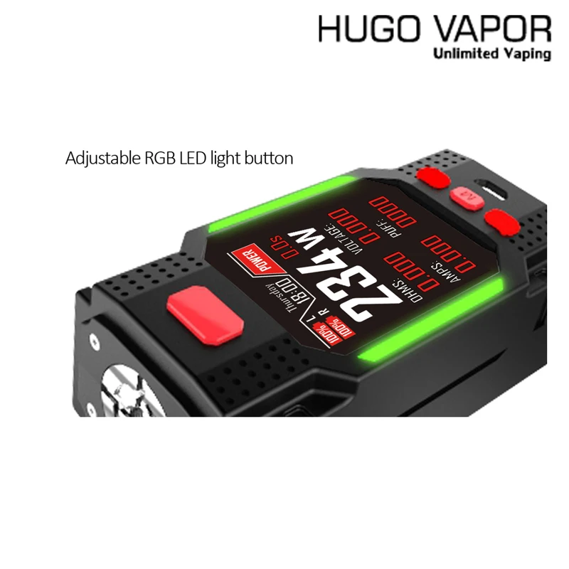 Оригинальная электронная сигарета Hugo Vapor Ranger GT234 TC Box Mod 234 Вт 2 0 &quotips экран контроль
