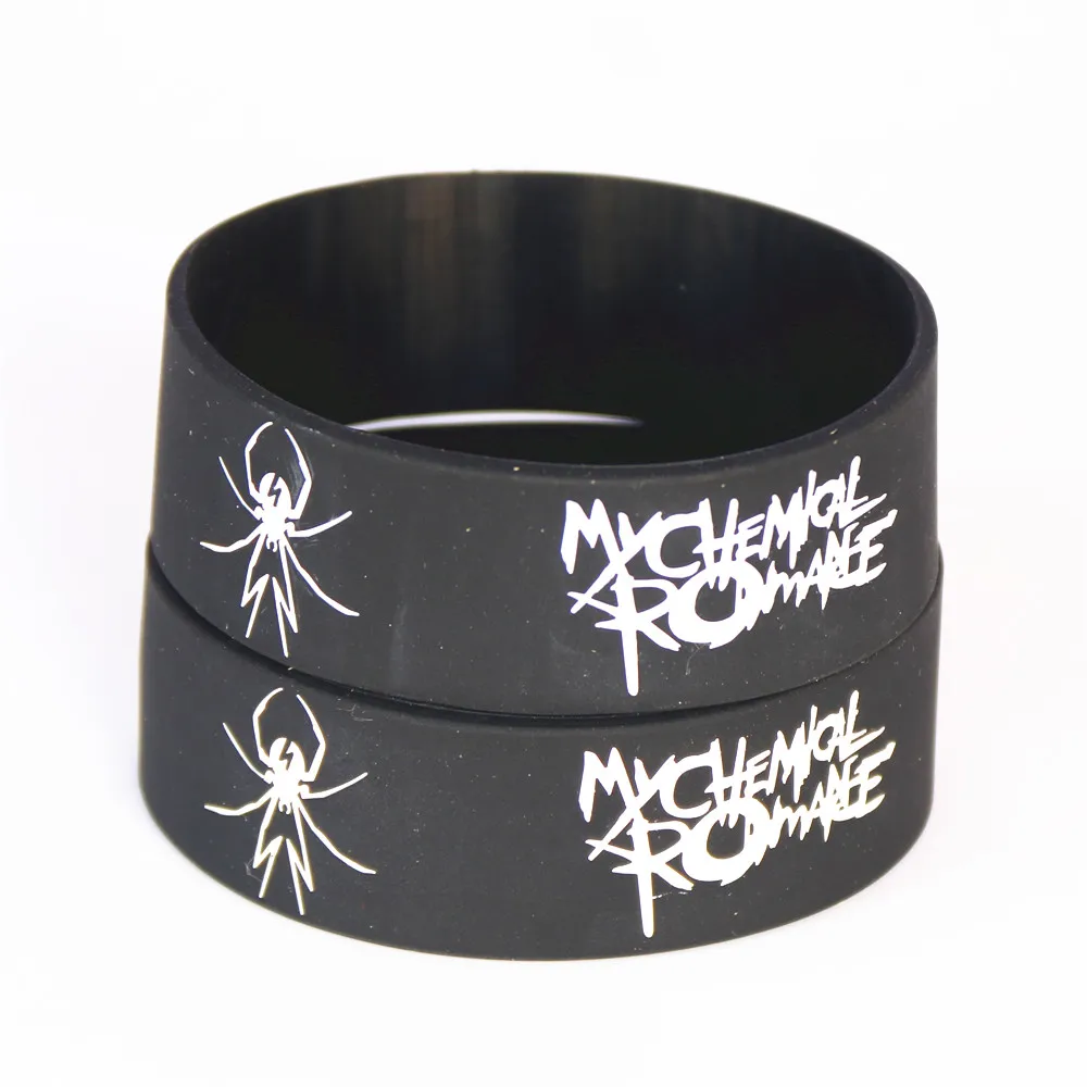 Браслет мужской резиновый с рисунком My Chemical Romance 1 шт. SH065 горячая Распродажа |