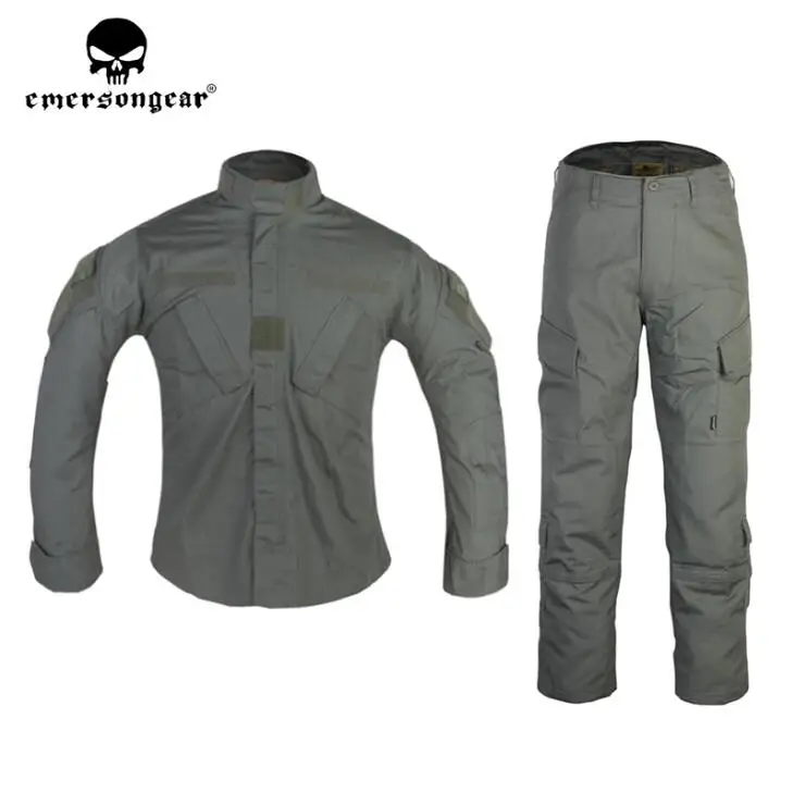 EM6905OD Emersongear армейская тактическая БДУ костюм для охоты на открытом воздухе спортивная одежда для мужчин военный боевой спортивный костюм осень зима 2 шт. спортивный комплект - Цвет: EM6905OD