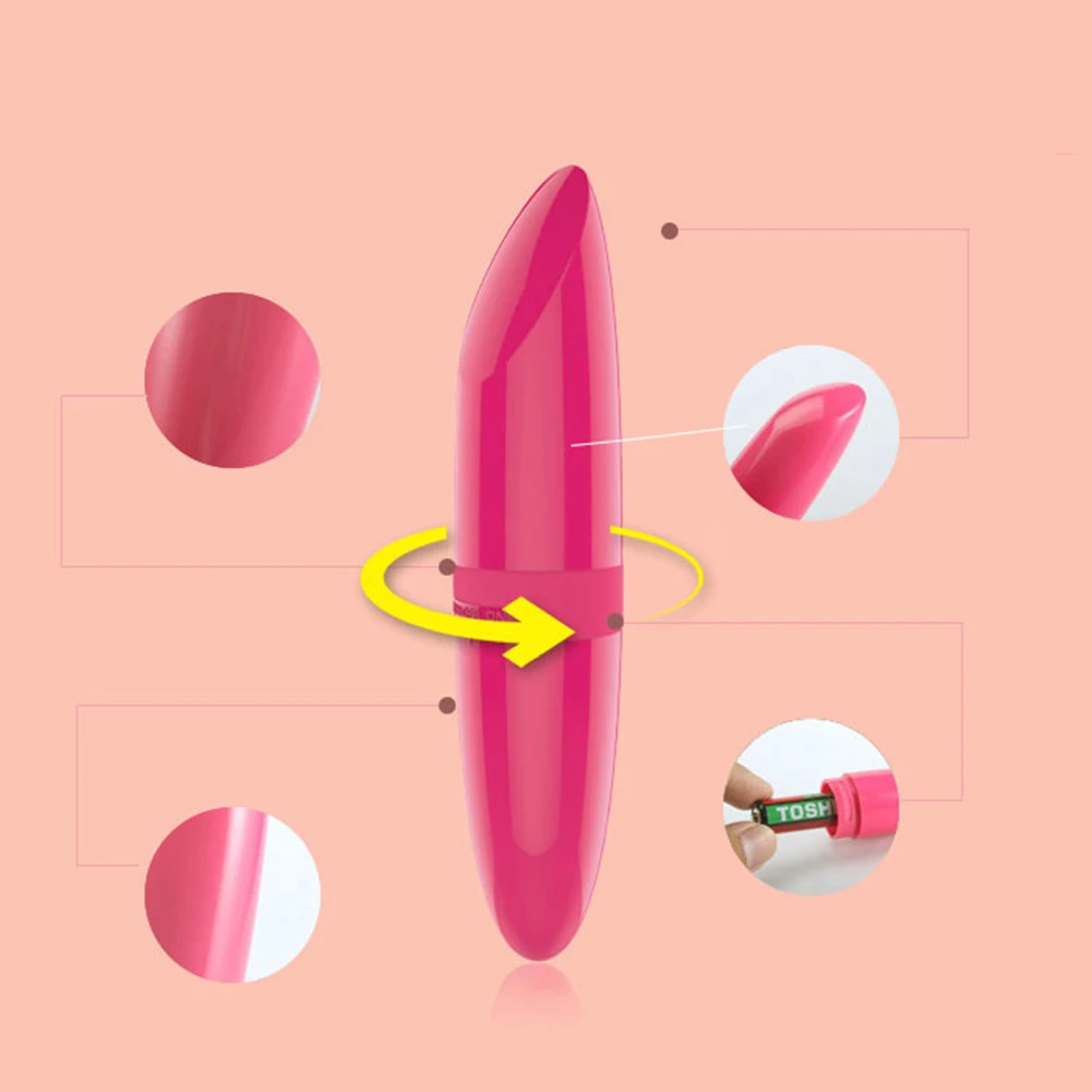 ABS G Spot тихие губные помады мини секретная пуля вибратор Стимулятор клитора