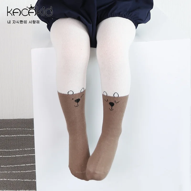 KACAKID/милые детские колготки для девочек с милым рисунком кота маленьких