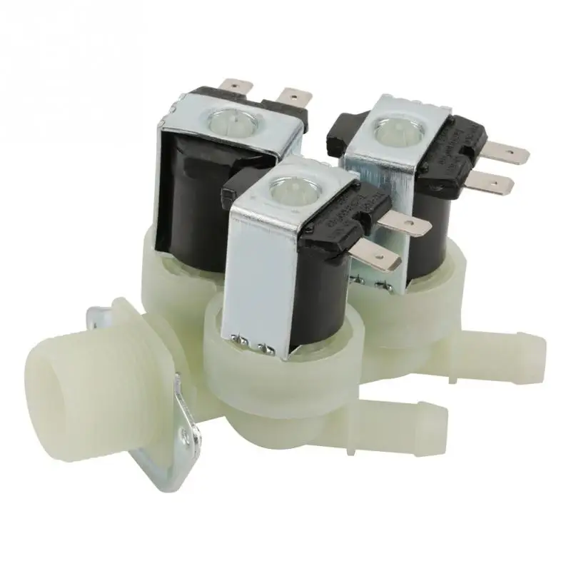 1 шт. AC 220V G3/4 дюймовый электромагнитный клапан 3 Way впускную водопроводную N/C