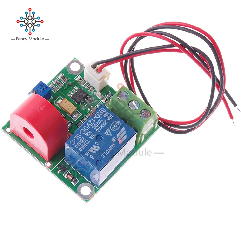 12 В модуль обнаружения переменного тока датчика 0-5A Переключение с 1-канальным