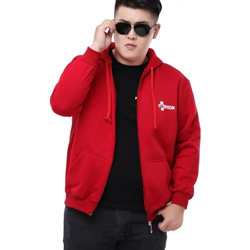 Толстовка с капюшоном большого размера 5XL 6XL 7XL 8XL 9XL осенне-зимняя мужская теплая