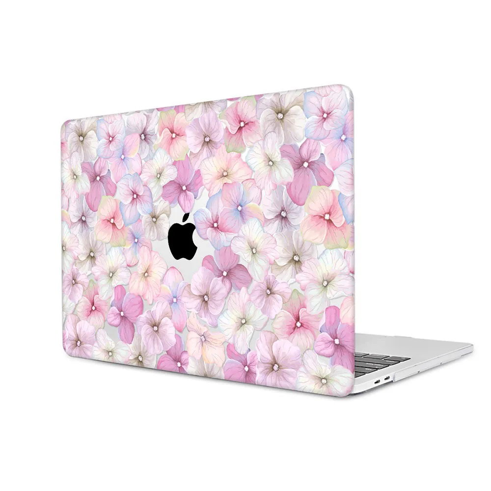 Чехол с цветочным принтом для Macbook Air 13 2018 новейшая версия Прочный чехол ноутбука