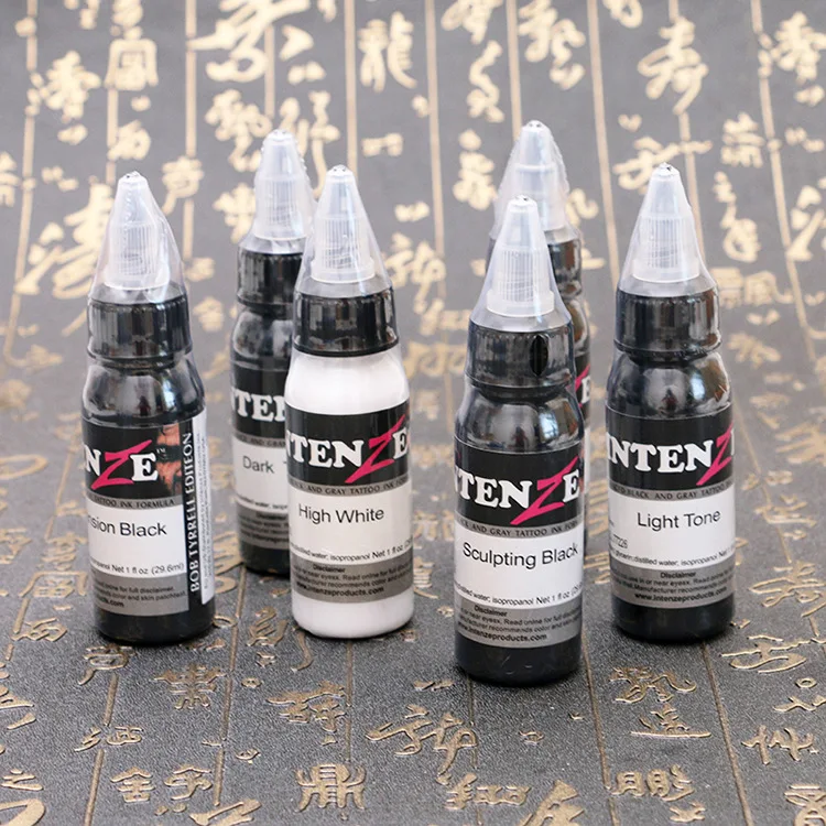 Оптовая продажа 6 шт./компл. татуировки подачи чернил 30 мл/бутылка тела пигмент