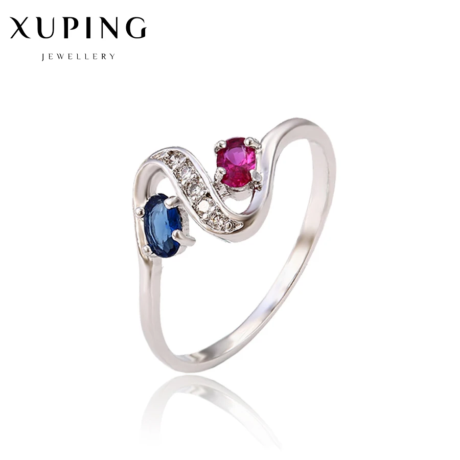 Многоцветный роскошные CZ каменные кольца для женщин винтаж обручальное кольцо