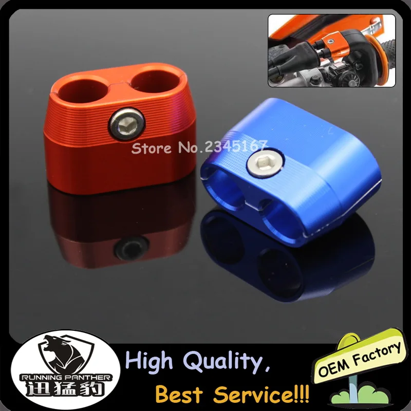 Оранжевый/синий мотоцикл дроссельной заслонки защитная решетка крышка для 250 350