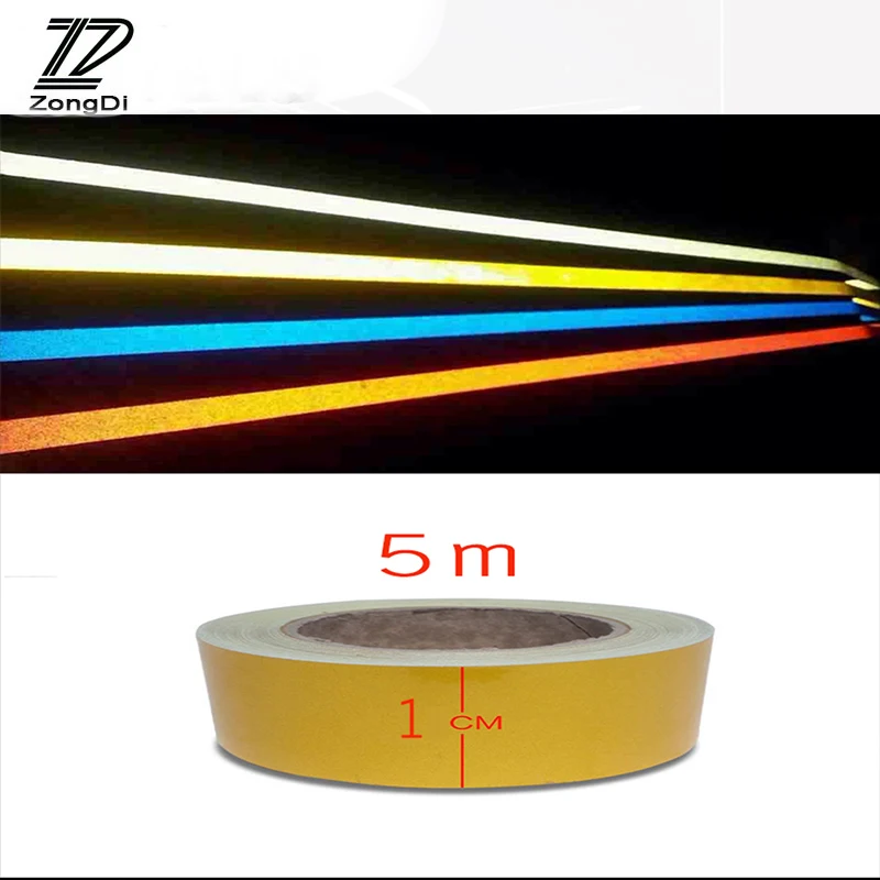 Светоотражающая водонепроницаемая лента ZD 500*1 см для Audi A4 B7 B5 A6 C6 Q5 Honda Civic 2006 2011