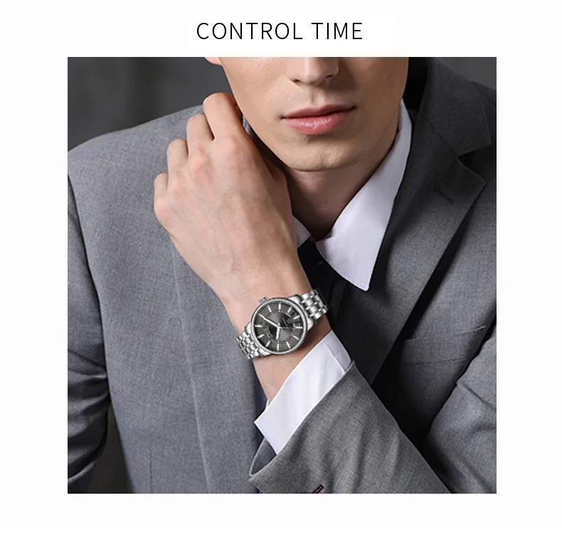SMAEL Watches Men Top Brand Fashion Business Male Stainless Steel Watch Waterproof WristWatch Men's Clock Blue Relogio Masculino