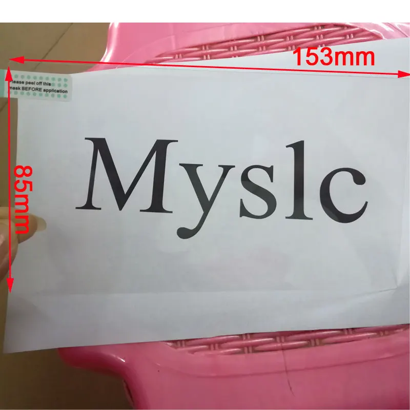 153X85MM Myslc закаленное стекло для Bonroad " 2Din Android 7,1 Автомобильный мультимедийный Видео игровой кран ПК Планшет для Nissan gps Навигация стерео - Цвет: 153X85MM