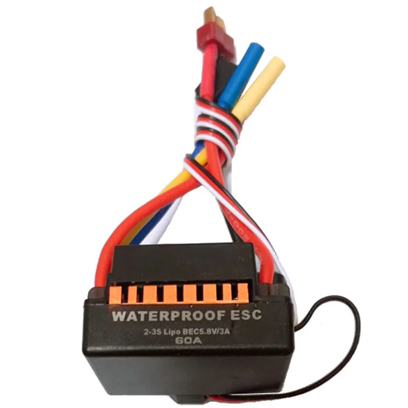 Водонепроницаемый 60A Rc бесщеточный Esc Bec автозапчасти электрический регулятор
