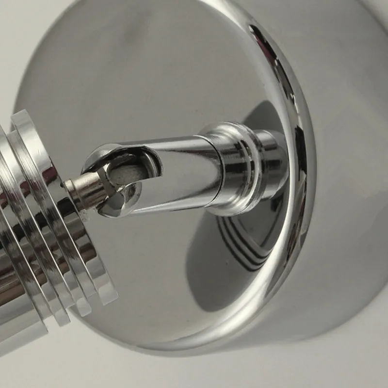 

Topoch Interior Wall Light AC100-240V Built-in Driver Chrome Finish Rotatable Tilt-able Head Minimalist Neat Construction