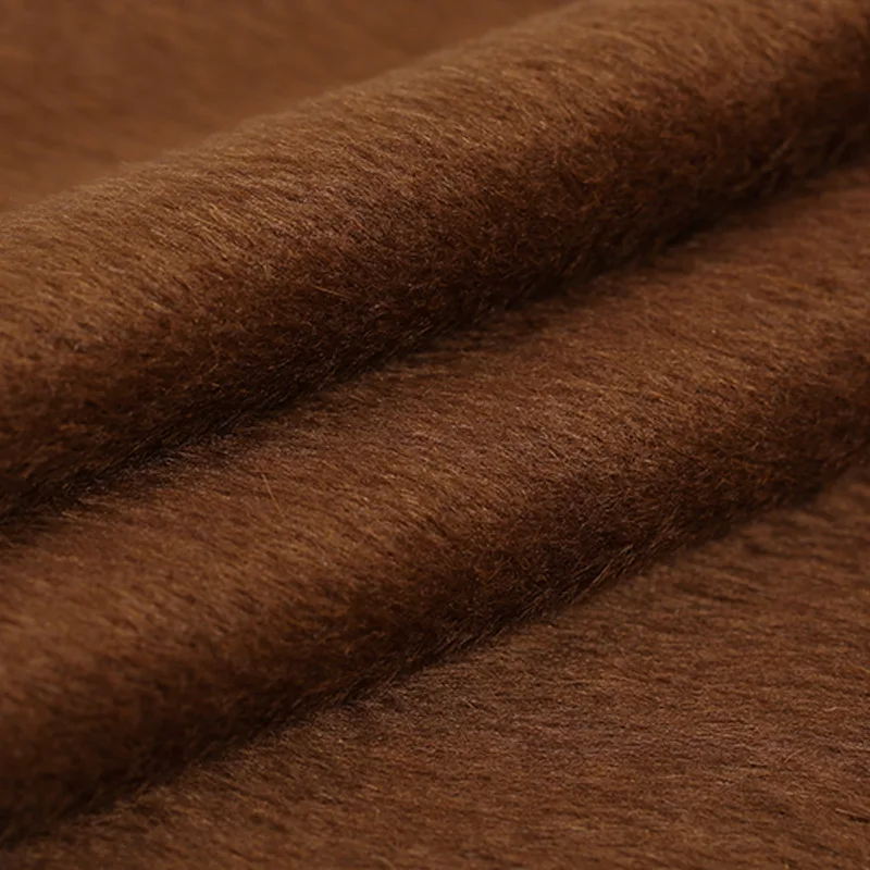 Двустороннее пальто из ткани альпака золотого верблюжьего цвета fabrics-850gsm ширина