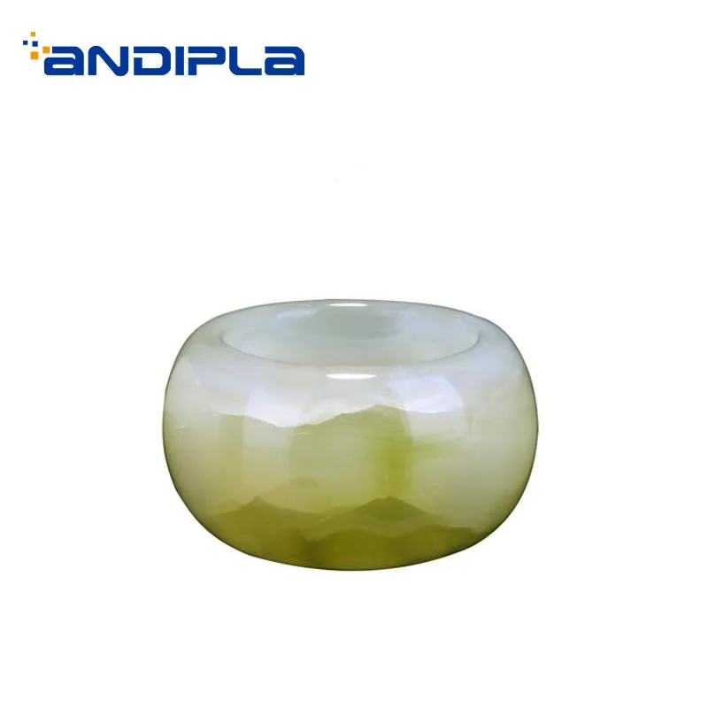 

Raw Ore Jade Stone Teacup All Handmade High Grade Jade Porcelain Cup Office Kung Fu Tea Set Small Bowl Drinkware Collection