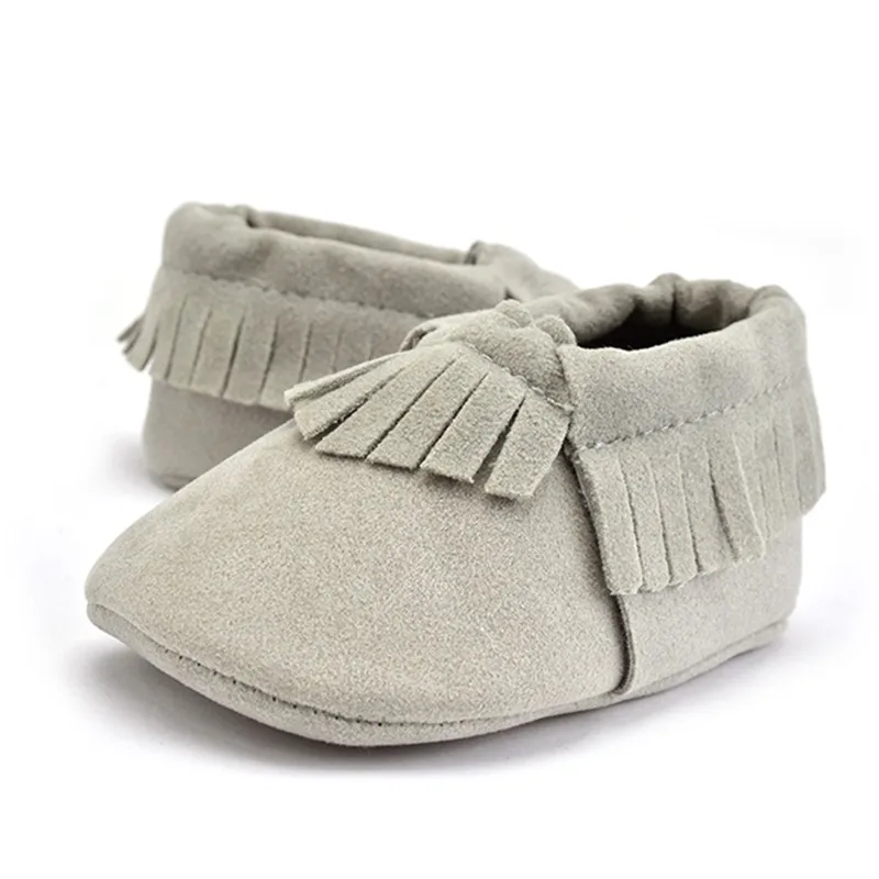 Bebes/мокасины из искусственной замши для новорожденных мальчиков и девочек; Мягкие Мокасины; обувь для первых шагов с бахромой на мягкой нескользящей подошве; обувь для малышей