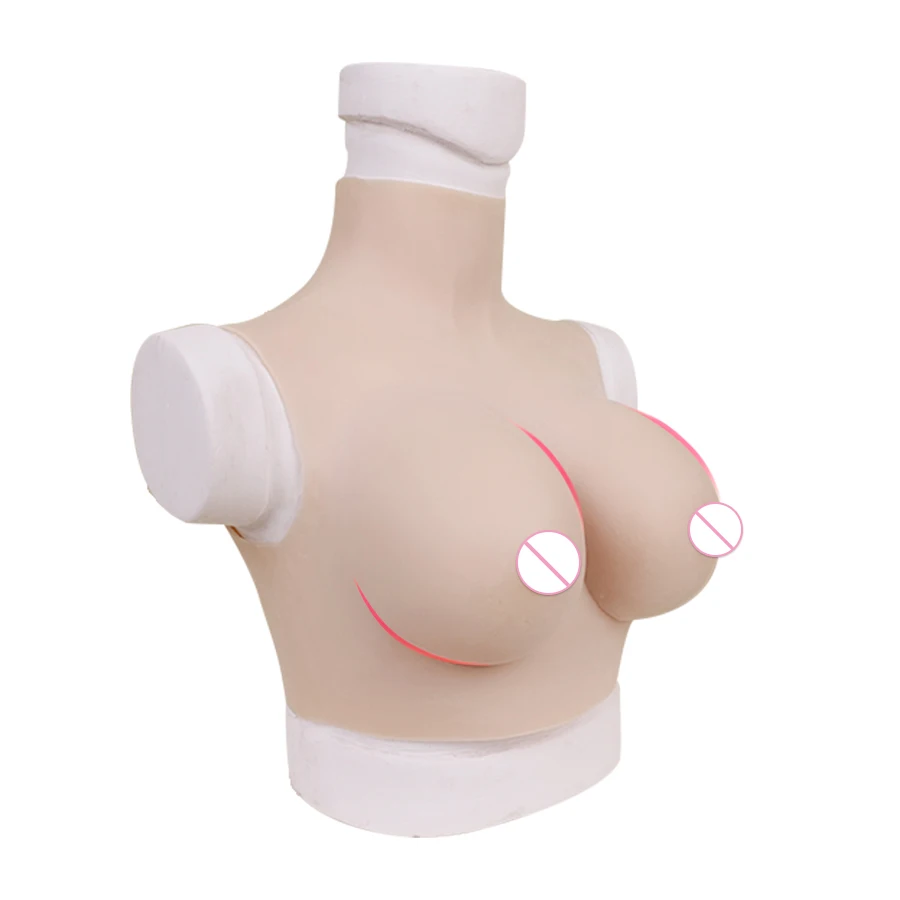 SHANGGHXINsilicone большие поддельные формы груди C чашка Реалистичная crossdressing накладные