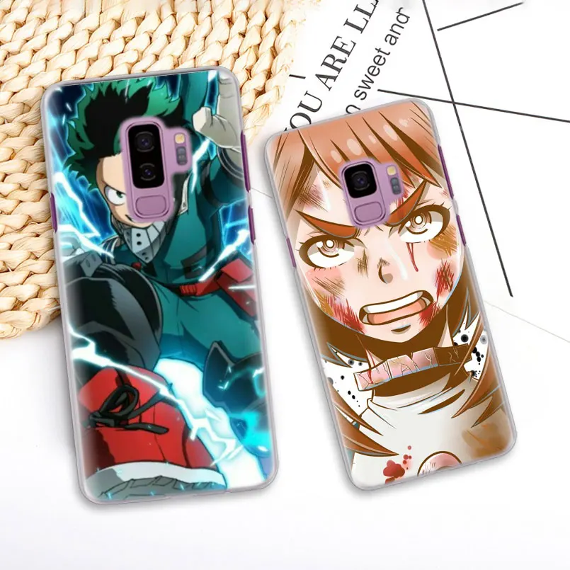 Чехол для телефона Boku no My Hero Academy s для samsung Galaxy S10e S10 Plus S8 S9 Plus S6 S7 Edge A40 A50 A70 M20 чехол