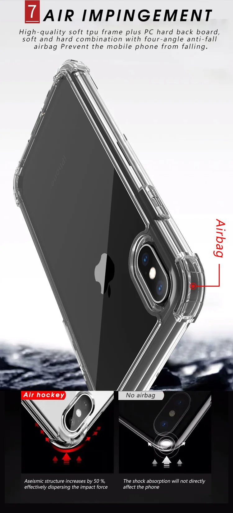 XR iPaky для iphone XR X XS MAX Чехол Мягкий ТПУ чехол+ Жесткий ПК Рюкзак-кенгуру прозрачный чехол iphone 6 6 S 7 8 plus защитный экран