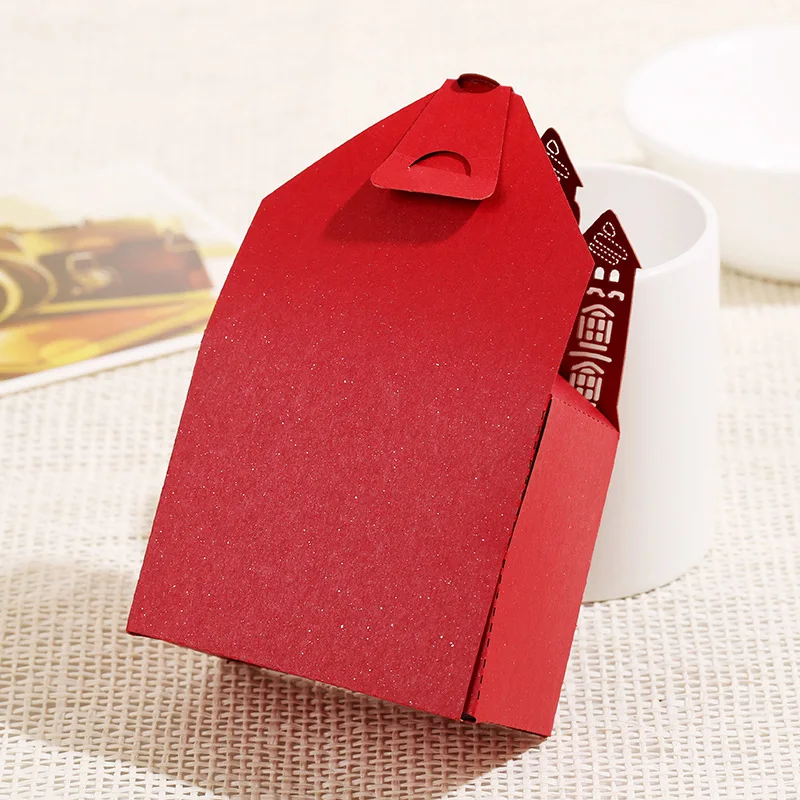 50 шт. полые коробки конфет для свадебной вечеринки Подарочные ленты жемчужные