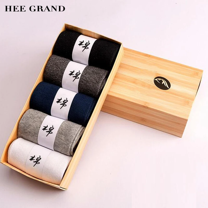HEE GRAND/2017 новое поступление мужские плотные теплые носки Цельный хлопок удобный