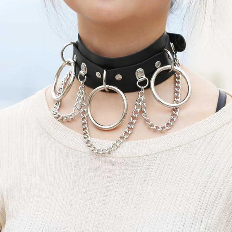 Новинка 2018 мужское ожерелье Rave бижутерия Бандажное цепочка с кисточками