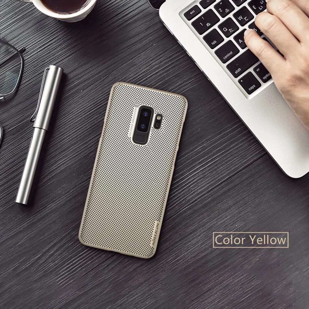 Nilkin для samsung S9 Plus чехол NILLKIN теплоотвод воздуха чехол Роскошный Жесткий PC пластик полный чехол для samsung Galaxy S9/S9