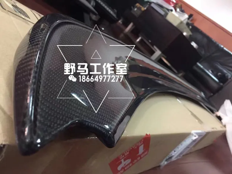 Подходит для заднего спойлера из углеродного волокна 15 17 ford mustang GT350R GT550|spoiler