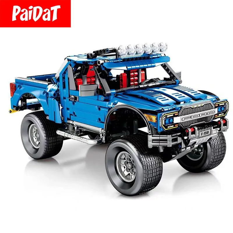 PAIDAT Technic серия Ford F 150 Raptor Banz G500 строительные блоки Совместимые Legoing 701970 C61016 701960