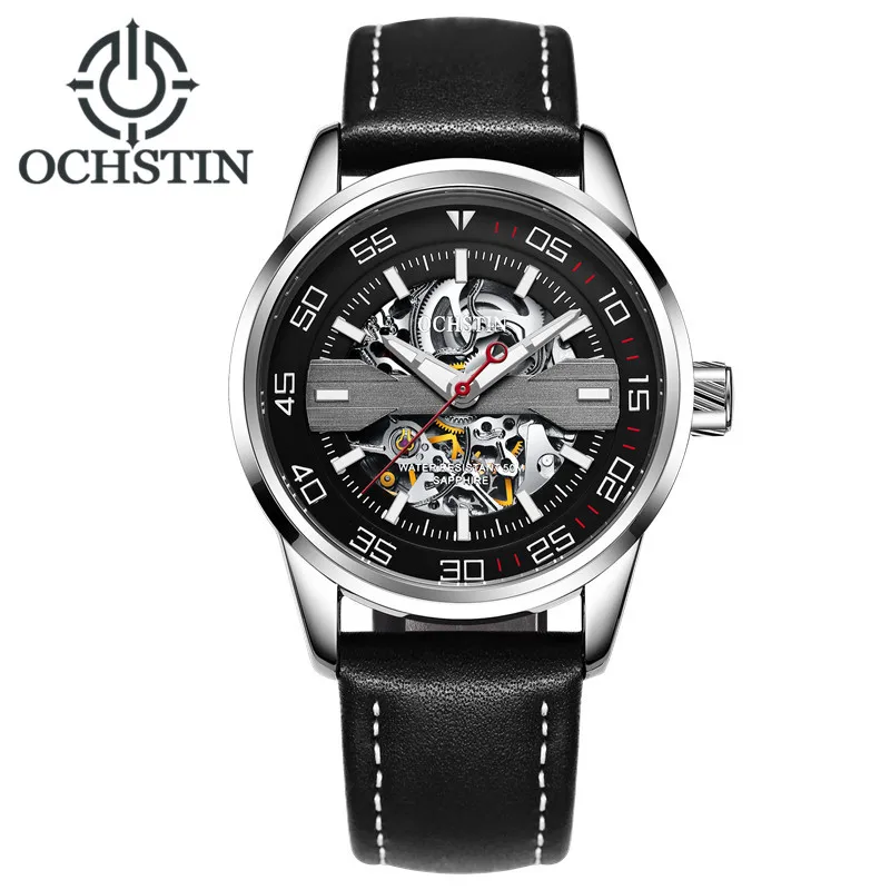 2019 Relogio Masculino OCHSTIN брендовые кожаные часы Tourbillon автоматические механические
