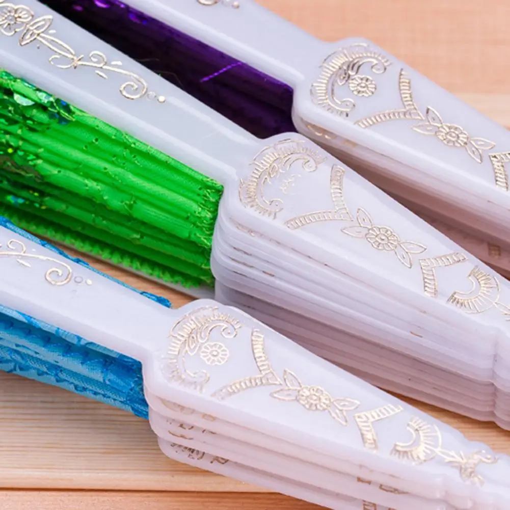 Павлина квадратным Для женщин веер для танцев девушек элегантное с принтом