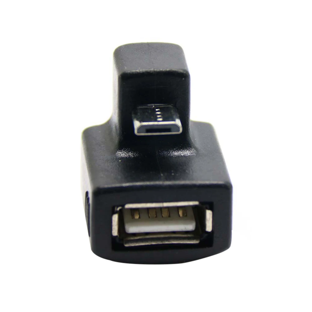 Женский удлинитель адаптер с конвертером Micro USB OTG к 2 0 Новый вверх вниз угловой 180