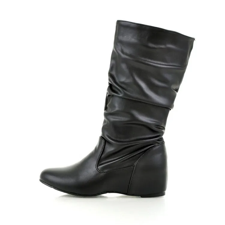 Женские ботинки на плоской подошве среднего размера (b m) большие размеры 34 47 весна