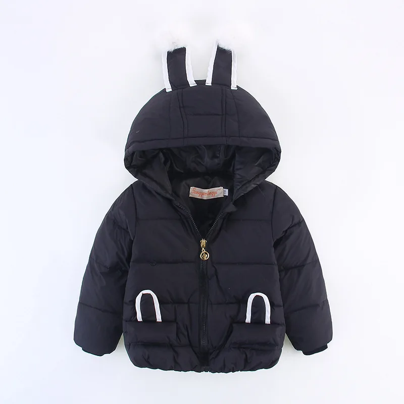 Зимнее пальто для маленьких девочек стеганая куртка на белом утином пуху верхняя