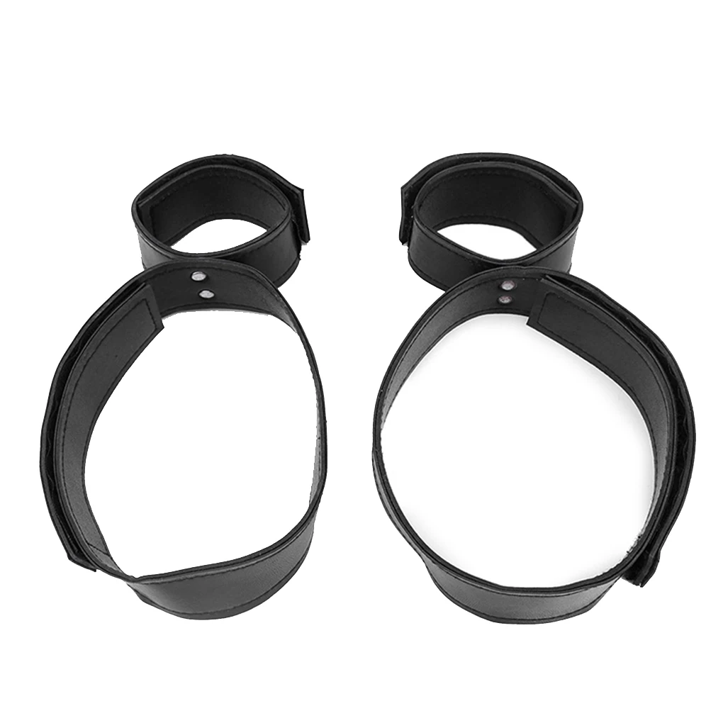 1 пара для женщин и мужчин кожаный ремешок наручных ног самовосберегающий ПВХ