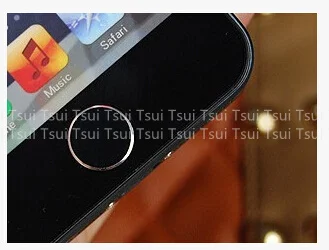 Hot-sale Black And White Metal Aluminum Home Button Keyboard Keypad Sticker For iPhone4/4S 5 Wholesale With retail packaging | Мобильные