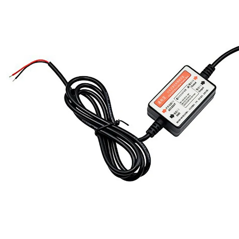 DC 5 В 2A USB порт провод кабель Автомобильное зарядное устройство DC/DC преобразователь понижающий модуль комплект для камеры рекордер Dvr эксклюзивный блок питания