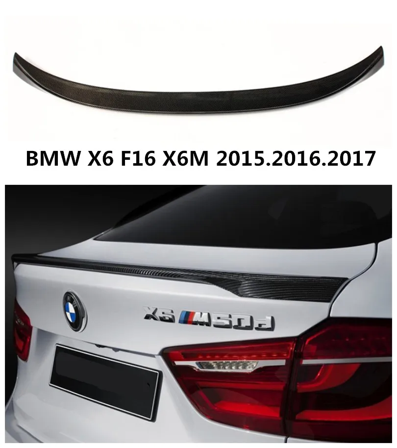 Спойлер HLONGQT из углеродного волокна для BMW X6 F16 X6M 2015.2016.2017 высококачественные