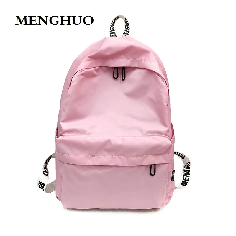 Menghuo 2018 новый модный нейлоновый рюкзак 2 шт. школьные сумки для подростков девочек