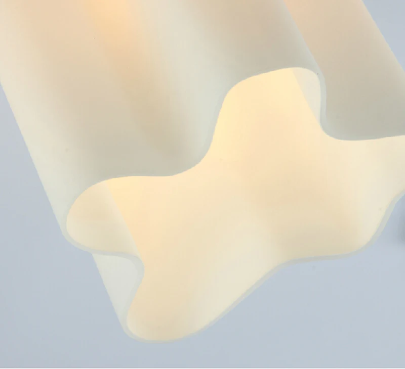 Потолочный светильник с одной головкой белое облако современный стеклянный для