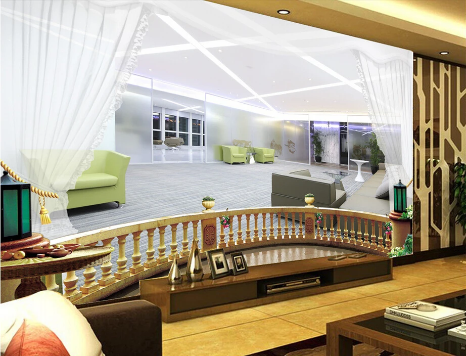 

Custom 3d landscape wallpaper,Seaview Villa,space for expansion mural bedroom living room TV backdrop waterproof wallpaper
