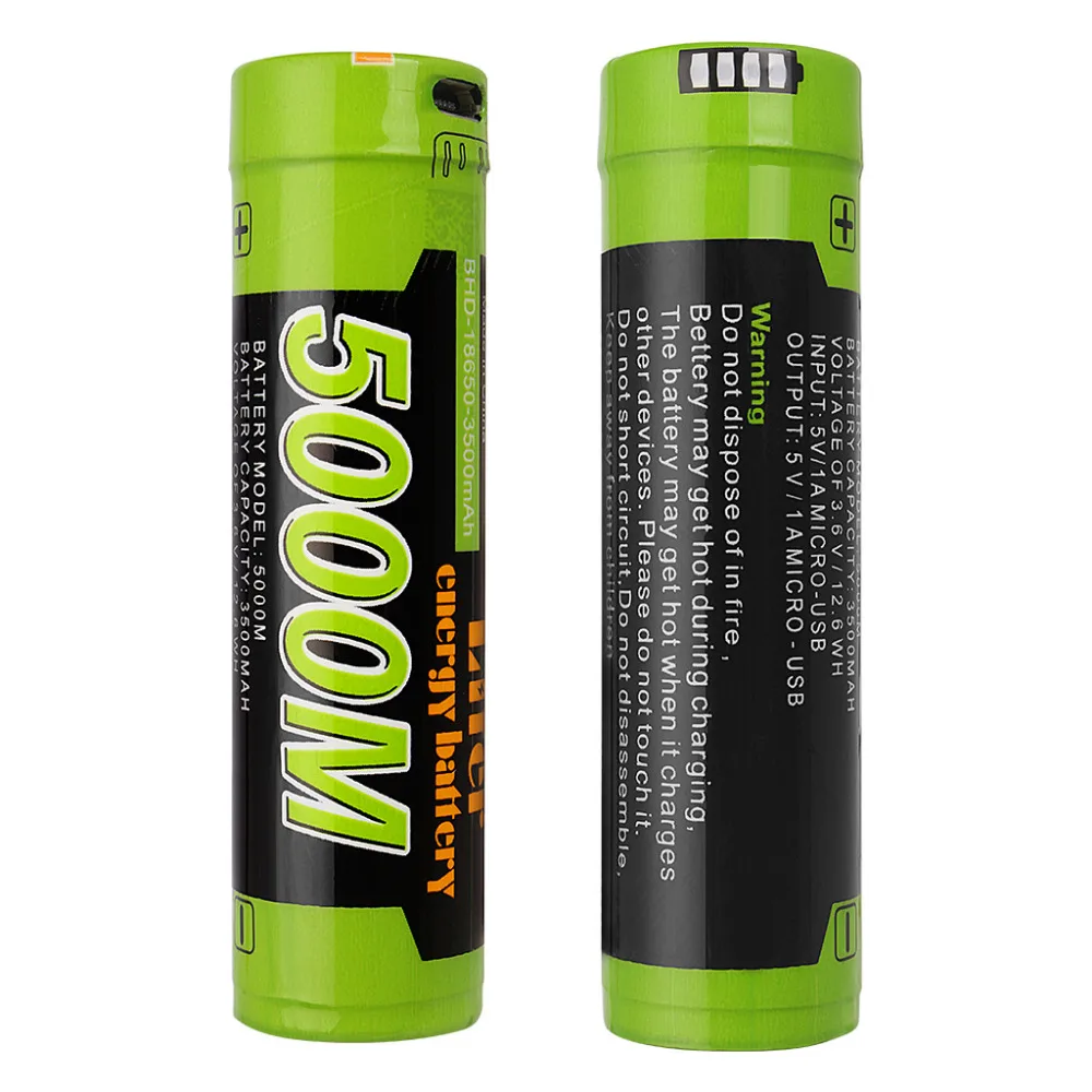 4 шт. 5000 м мобильная зарядка Батарея Мощность bank USB 18650 3 7 В 3500 мАч разведки литий