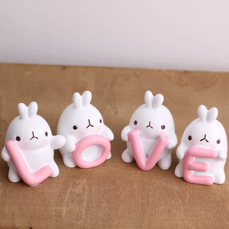 

4 шт./компл.; Симпатичные тапочки с узором в виде белого кролика украшения дома, корзина для цветов, креативный маленький украшения Свадебные...