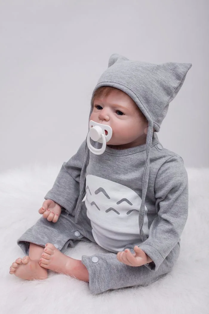 55 см силиконовая кукла-Реборн, игрушки, настоящий вид, bb Reborn bebe alive, куклы, прекрасный подарок на день рождения, детские куклы Brinquedos
