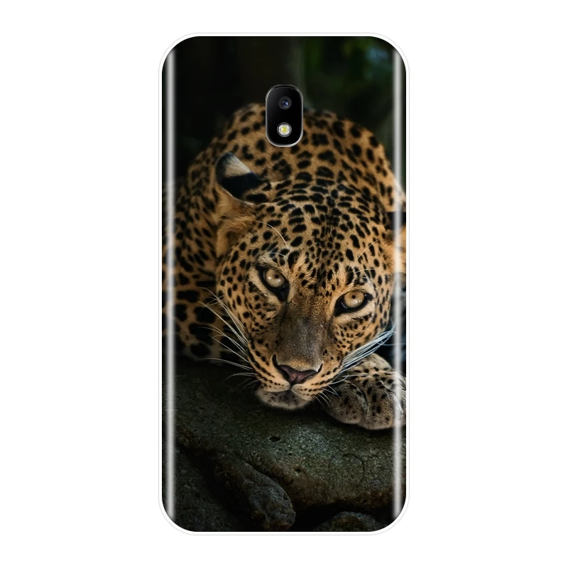 Задняя крышка для Samsung Galaxy J2 J5 J7 Prime силиконовый чехол с тигром J4 J6 J8 Plus 2018 J3 2015 2016